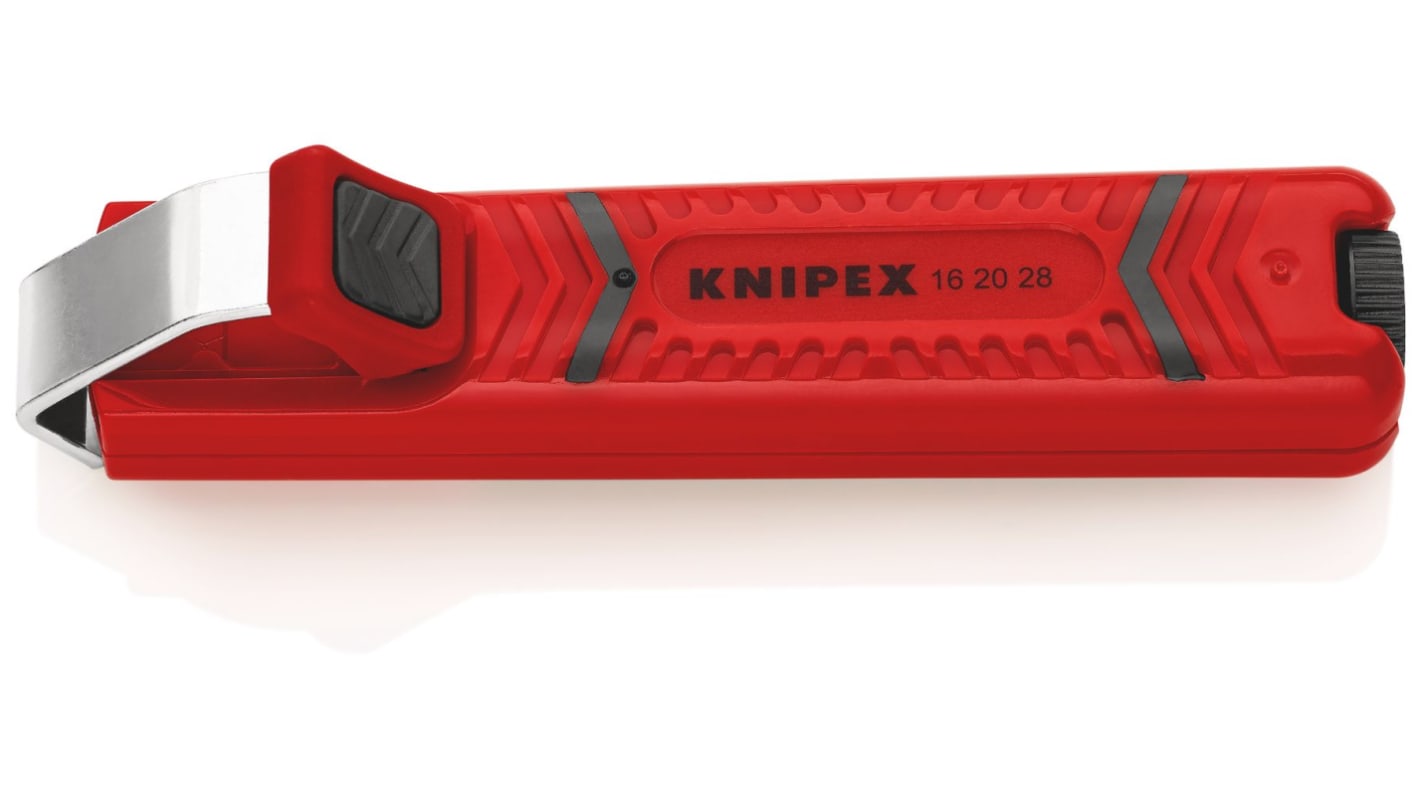 Outil à dégainer Knipex pour fil Multibrins, Monobrins , 8 → 28mm, 130 mm