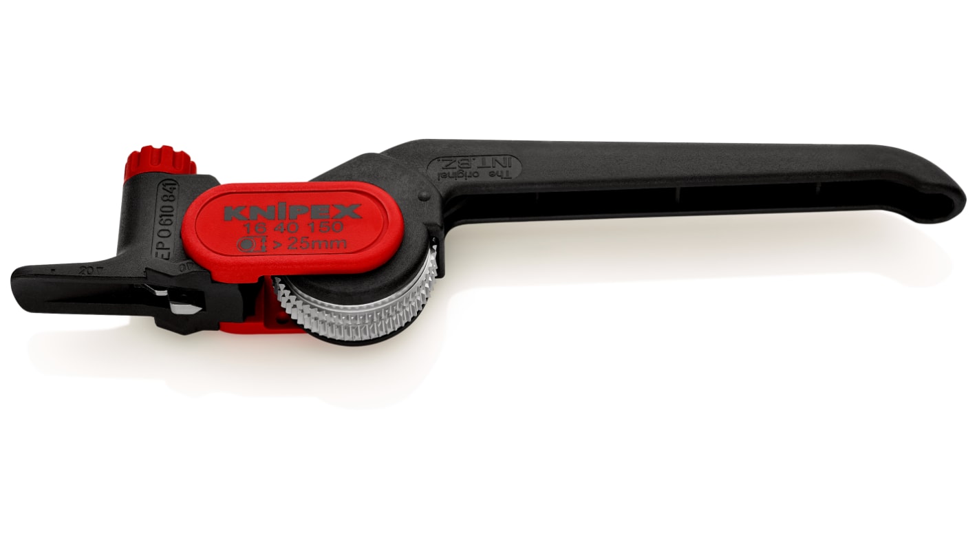 Outil à dégainer Knipex série 16 40 150 SB pour fil Multibrins, Monobrins , Ø > 25mm, 150 mm