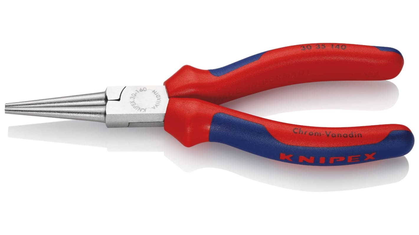 Pinze a becchi lunghi Knipex in Acciaio al cromo-vanadio, lungh. 150 mm Ad angolo retto