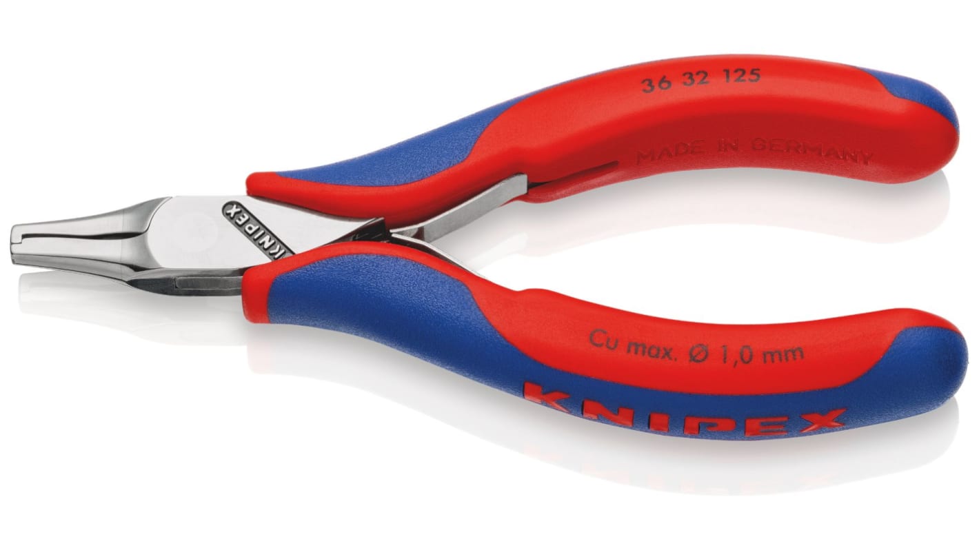 Knipex Pliers, 12 mm Overall, Straight Tip, 18mm Jaw
