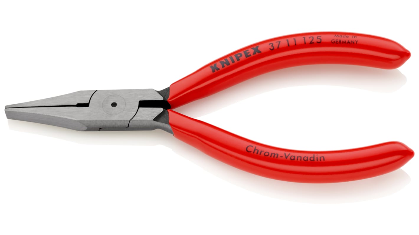 Knipex ノーズプライヤー 37 11 125 130 mm フラットノーズプライヤ