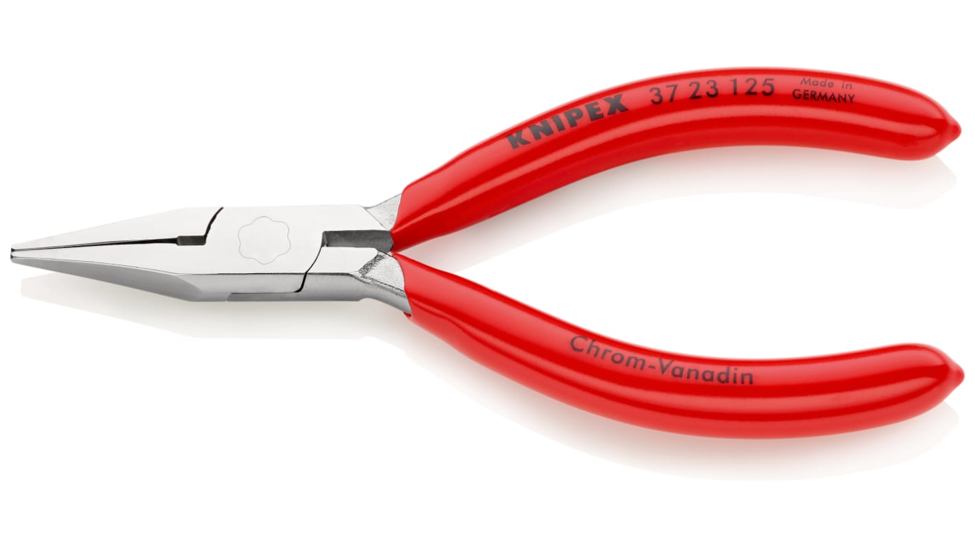 Knipex プライヤ 37 23 125 125 mm フラットノーズプライヤ