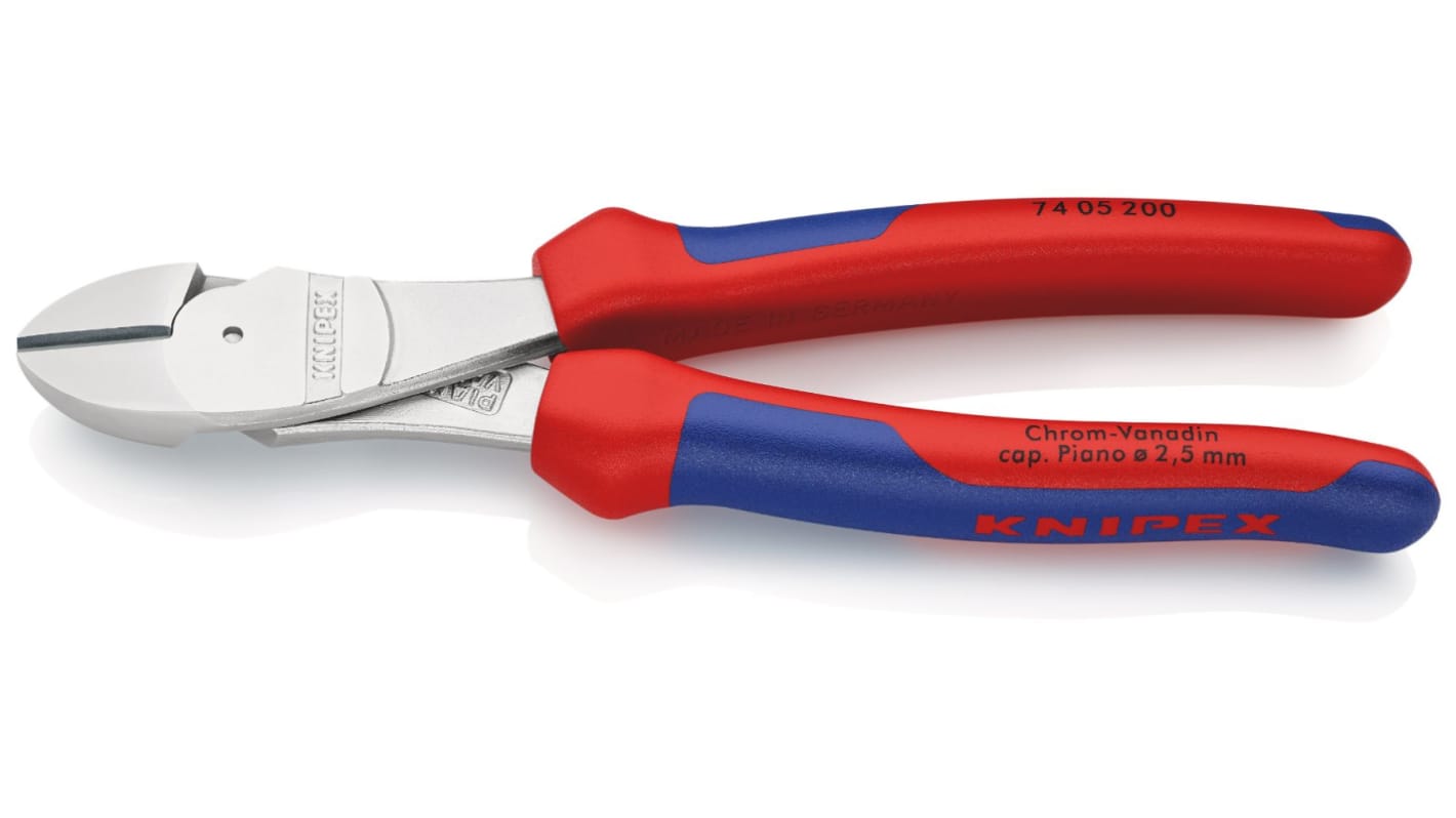 Tronchese laterale per meccanica tipo forte Knipex in Acciaio speciale per utensili di qualità, L. 200 mm, capacità di