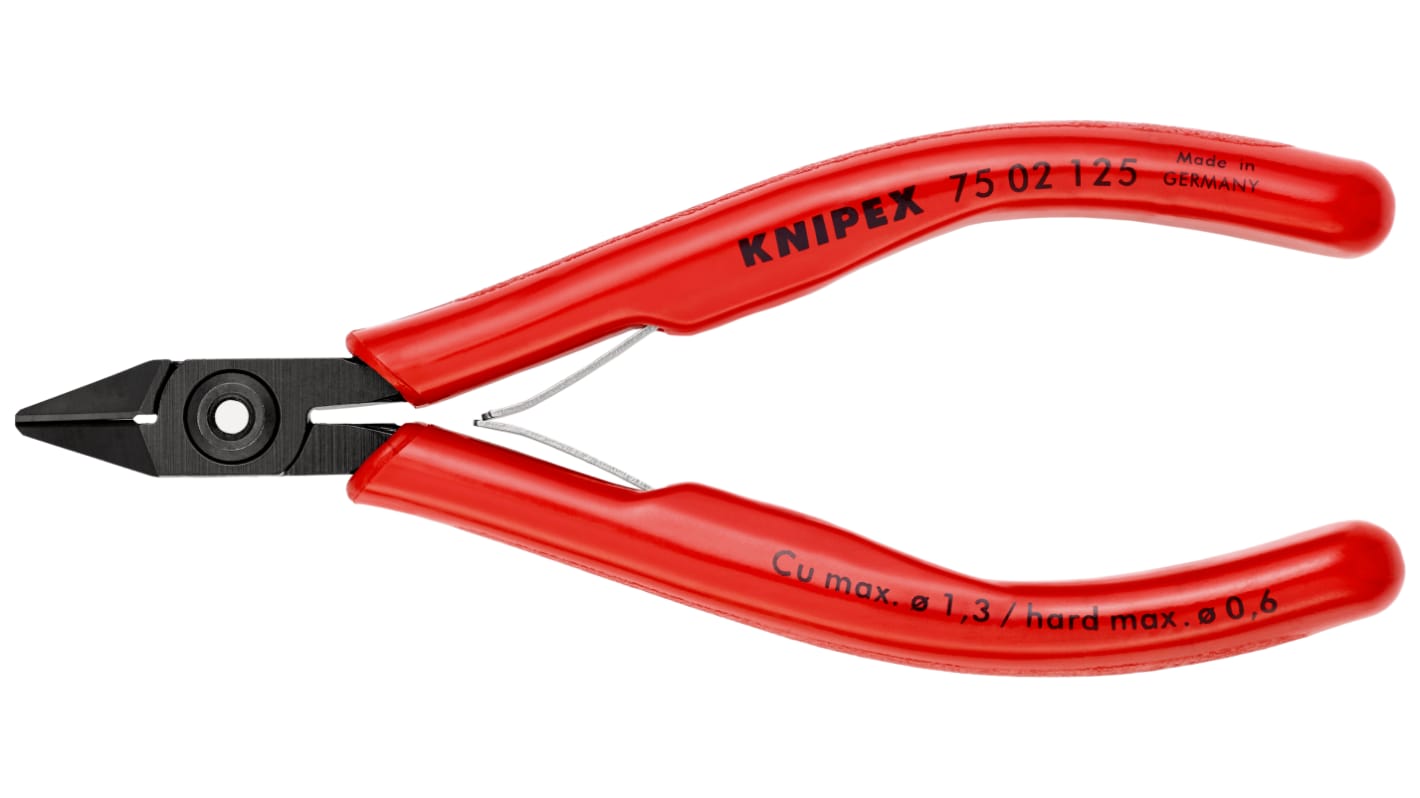 Szczypce Knipex długość 125 mm gr. cięcia: 1.3mm Nie Specjalna stal narzędziowa