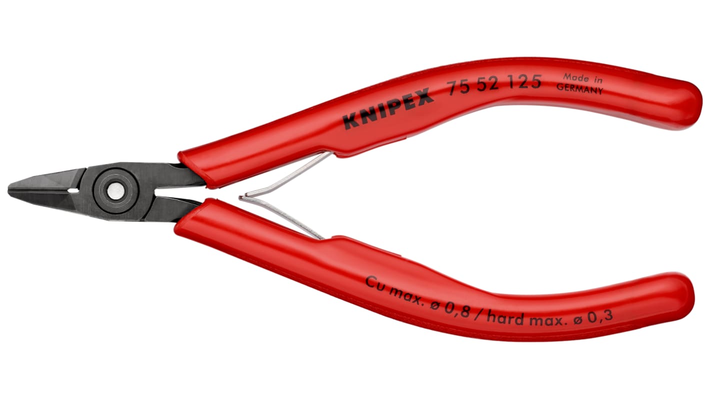 Szczypce Knipex długość 125 mm gr. cięcia: 0.8mm Nie Specjalna stal narzędziowa