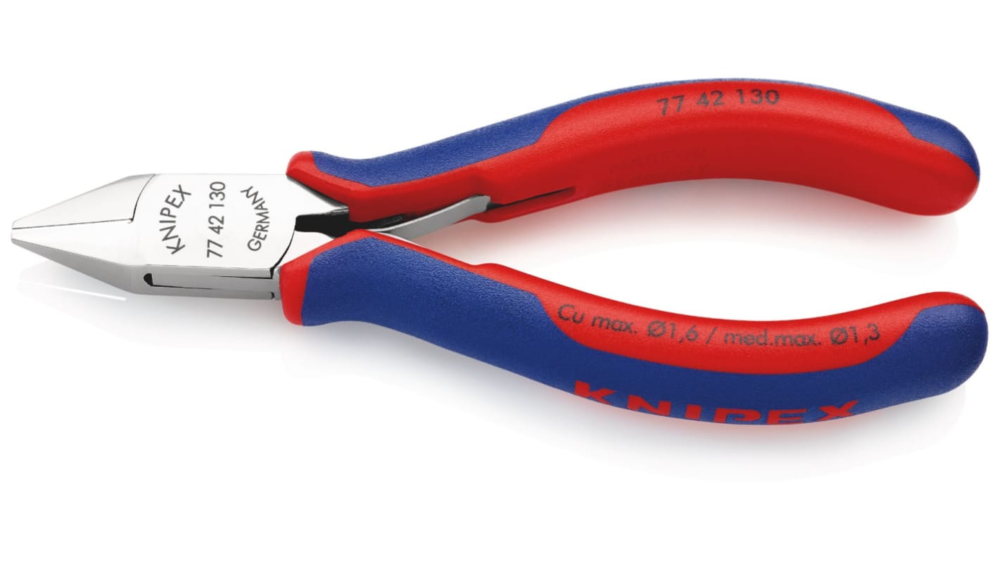 Szczypce Knipex długość 130 mm gr. cięcia: 1.6mm Nie Specjalna stal narzędziowa