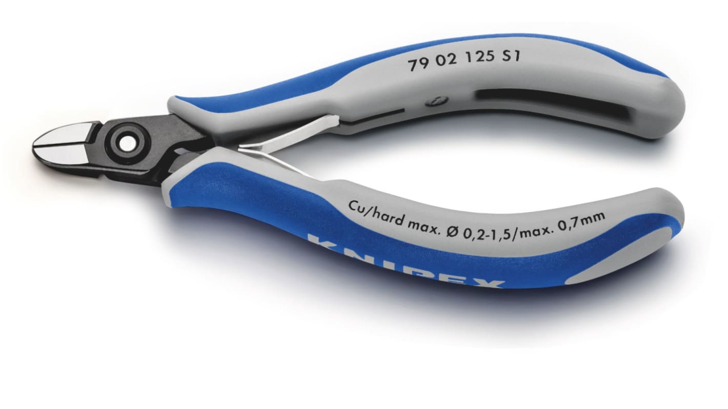 Szczypce Knipex długość 125 mm gr. cięcia: 1.7mm Nie Specjalna stal narzędziowa