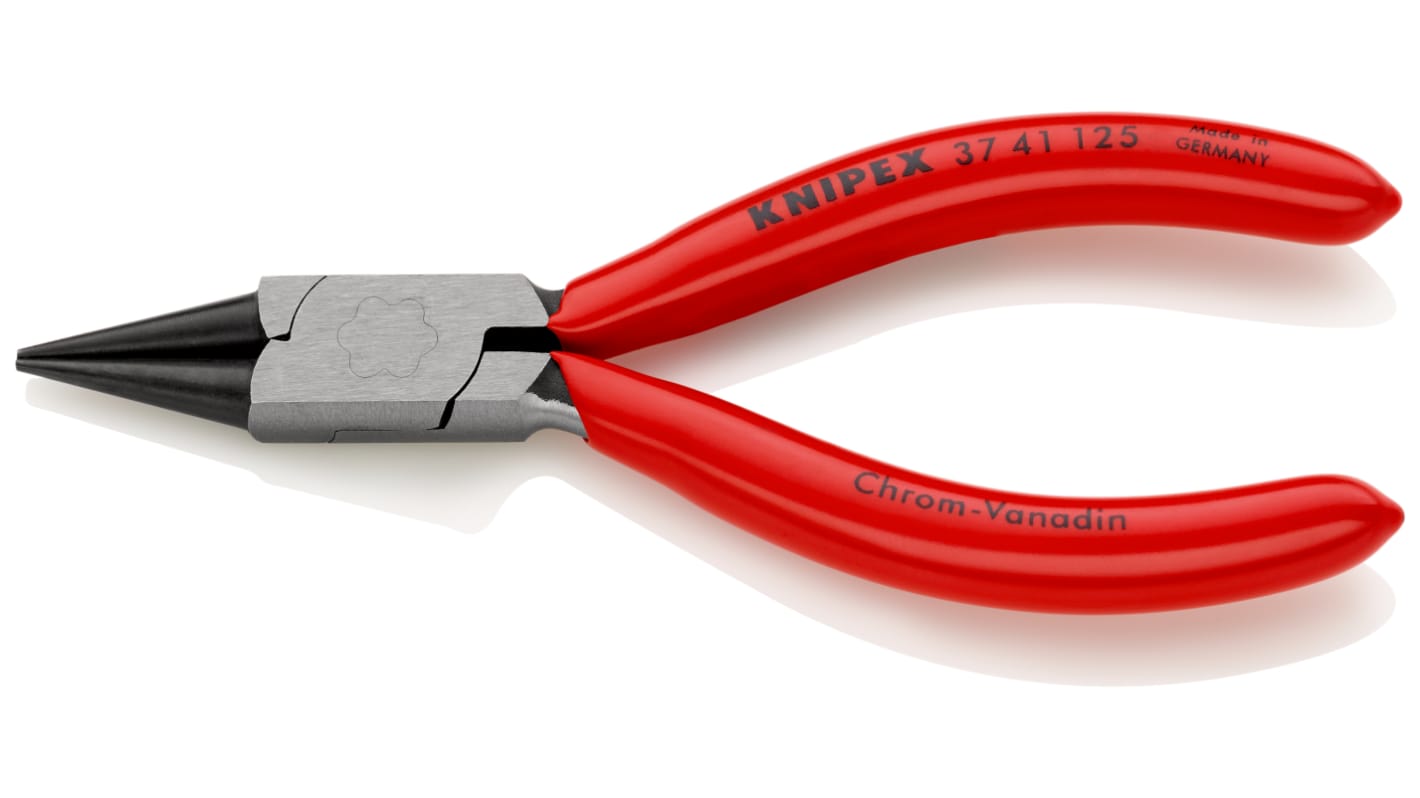 Knipex プライヤ 37 41 125 125 mm フラットノーズプライヤ