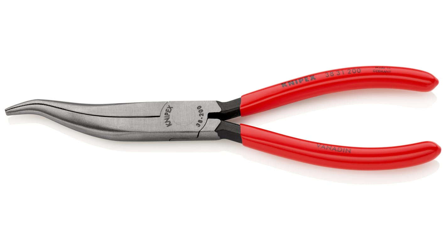 Knipex 38 31 200 Zange / Backen 73mm , gebogen 200 mm