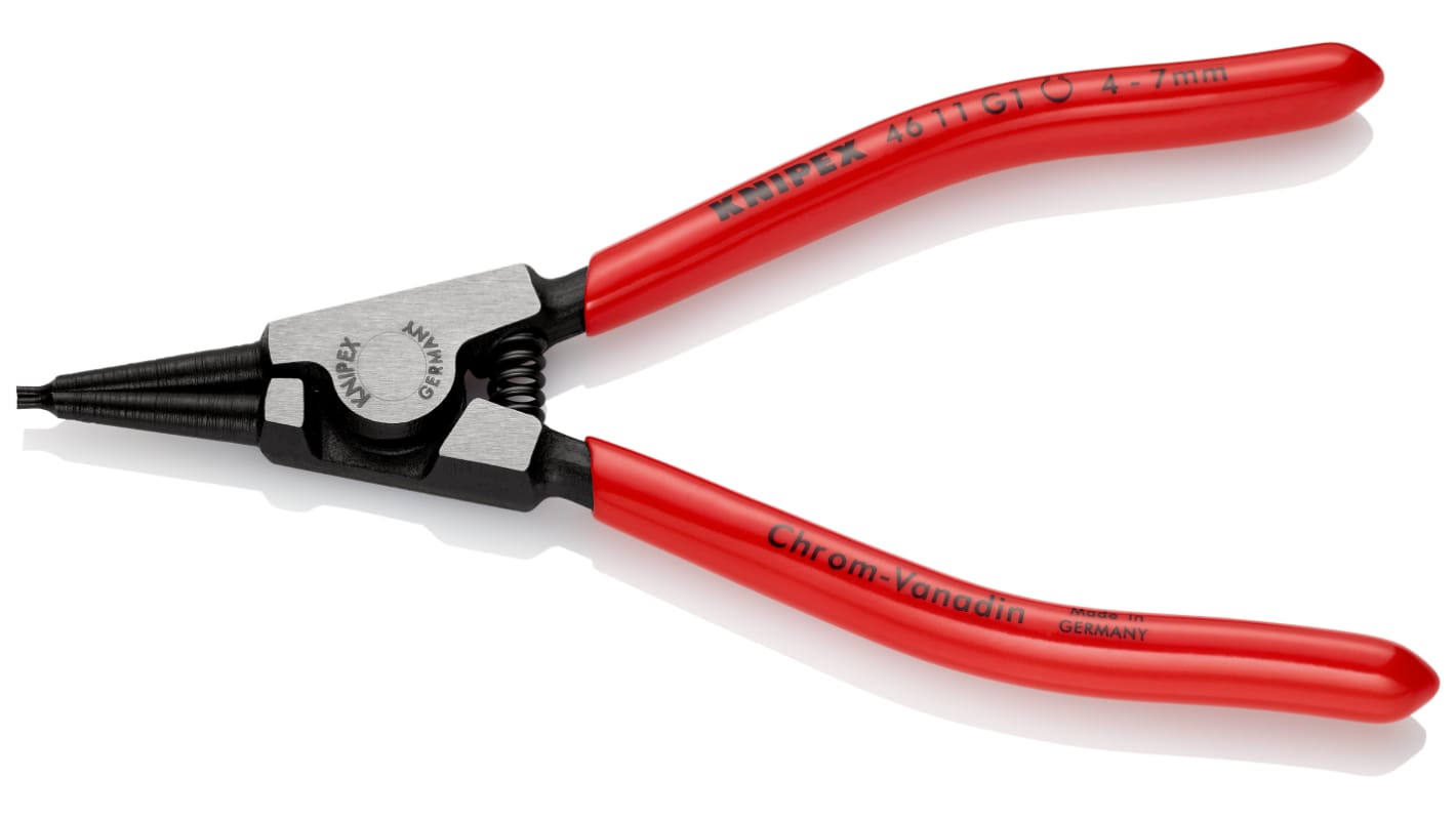 Knipex 46 11 G1 Zange , gebogen 140 mm 4 → 7 mm