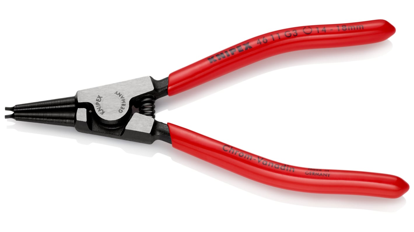 Knipex 46 11 G3 Pliers, 140 mm Overall, Straight Tip