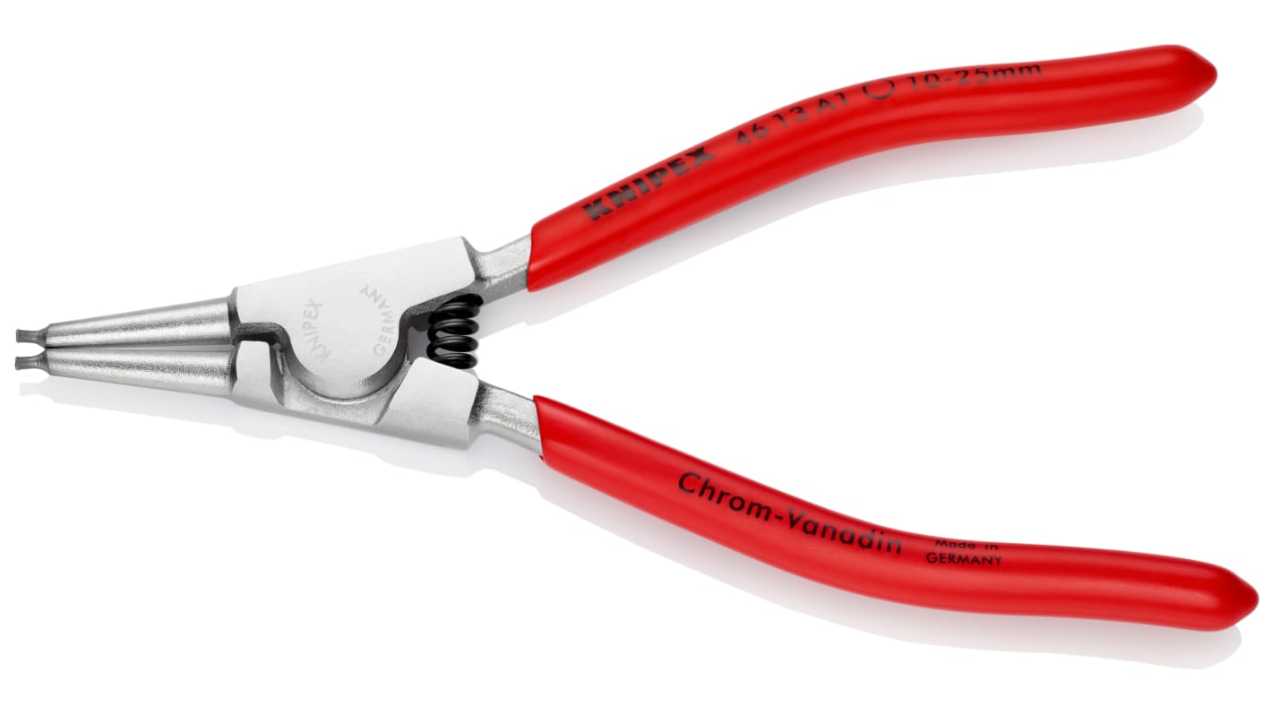 Knipex 46 13 A1 Circlip Pliers, 140 mm Overall, Straight Tip