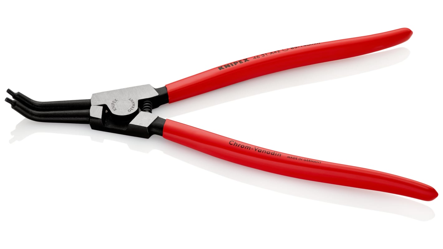 Knipex 46 31 A42 Circlip Pliers, 310 mm Overall, Bent Tip
