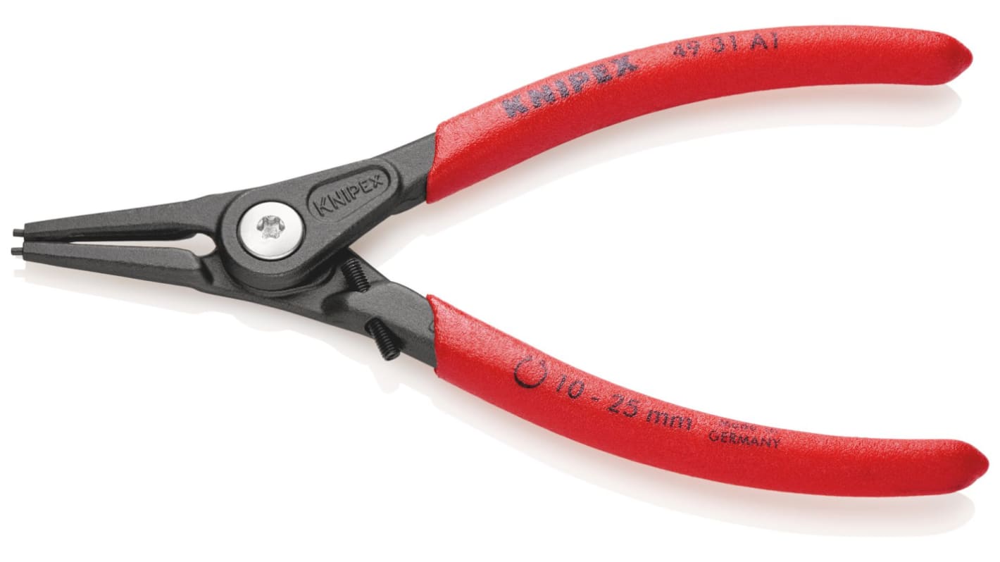 Knipex Sicherungsringzange , gebogen 140 mm 10 → 25 mm