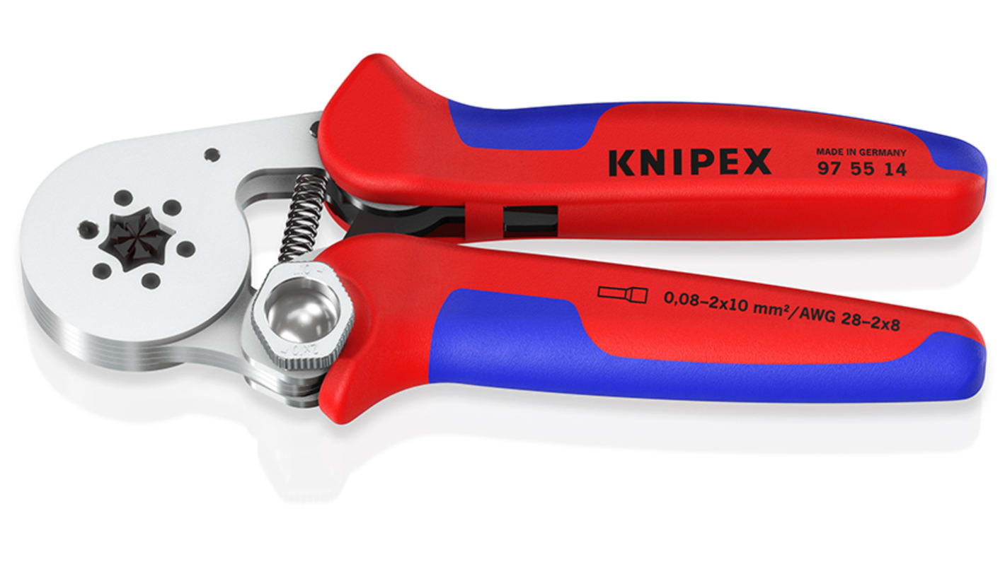 Knipex 圧着工具, ワイヤ寸法:26 → 8AWG, 圧着工具, 97 Knipex 圧着工具, ワイヤ寸法:26 → 8AWG, 圧着工具, 97