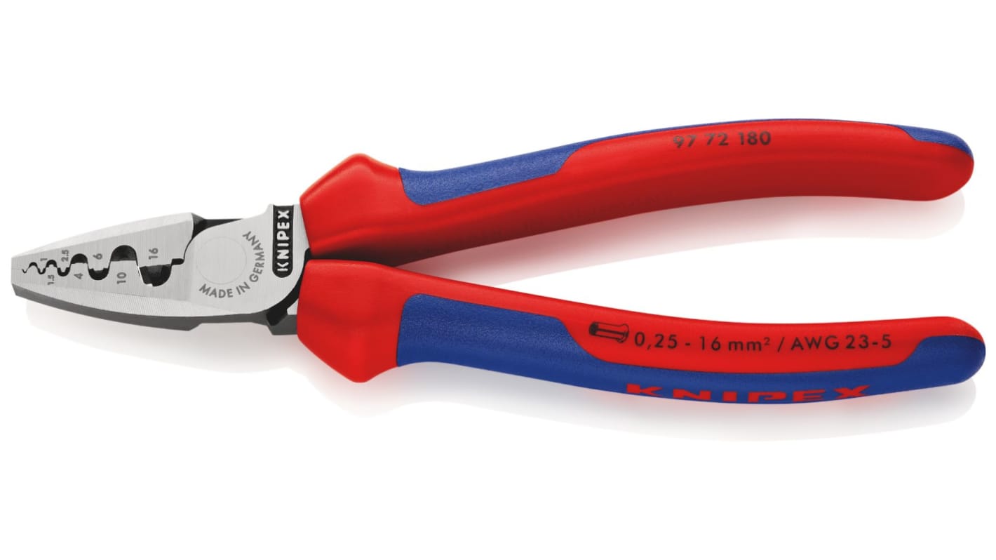 Pinza crimpatrice Knipex, Terminale con collare