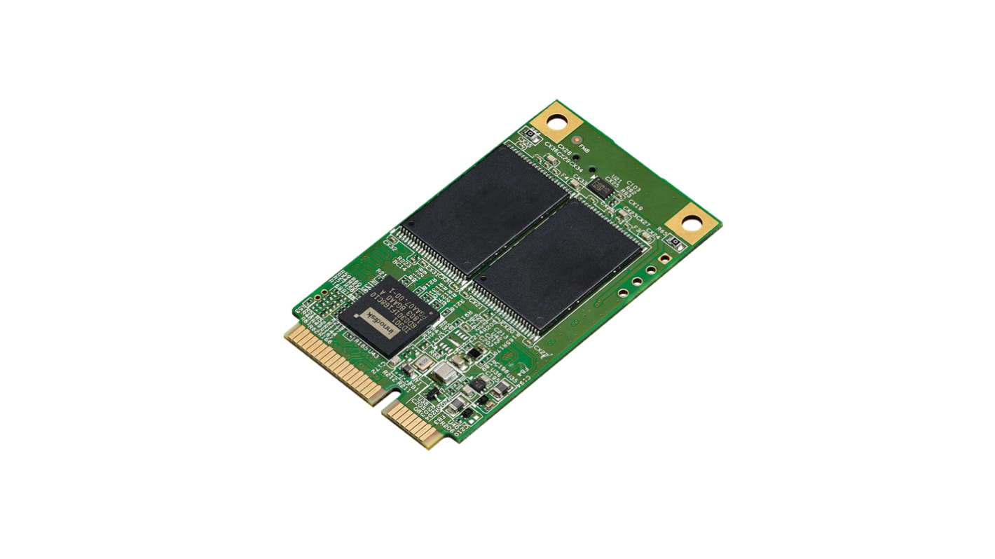 InnoDisk 3IE7, mSATA Intern SSD SATA III Industrieausführung, 3D TLC (SLC mode), 160 GB, Intern