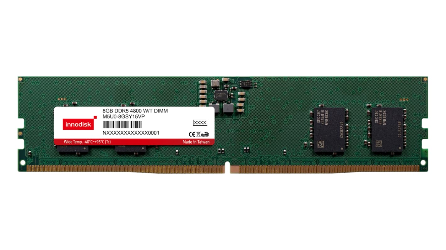 InnoDisk 8 GB DDR5 Desktop RAM, DIMM, 1.1V