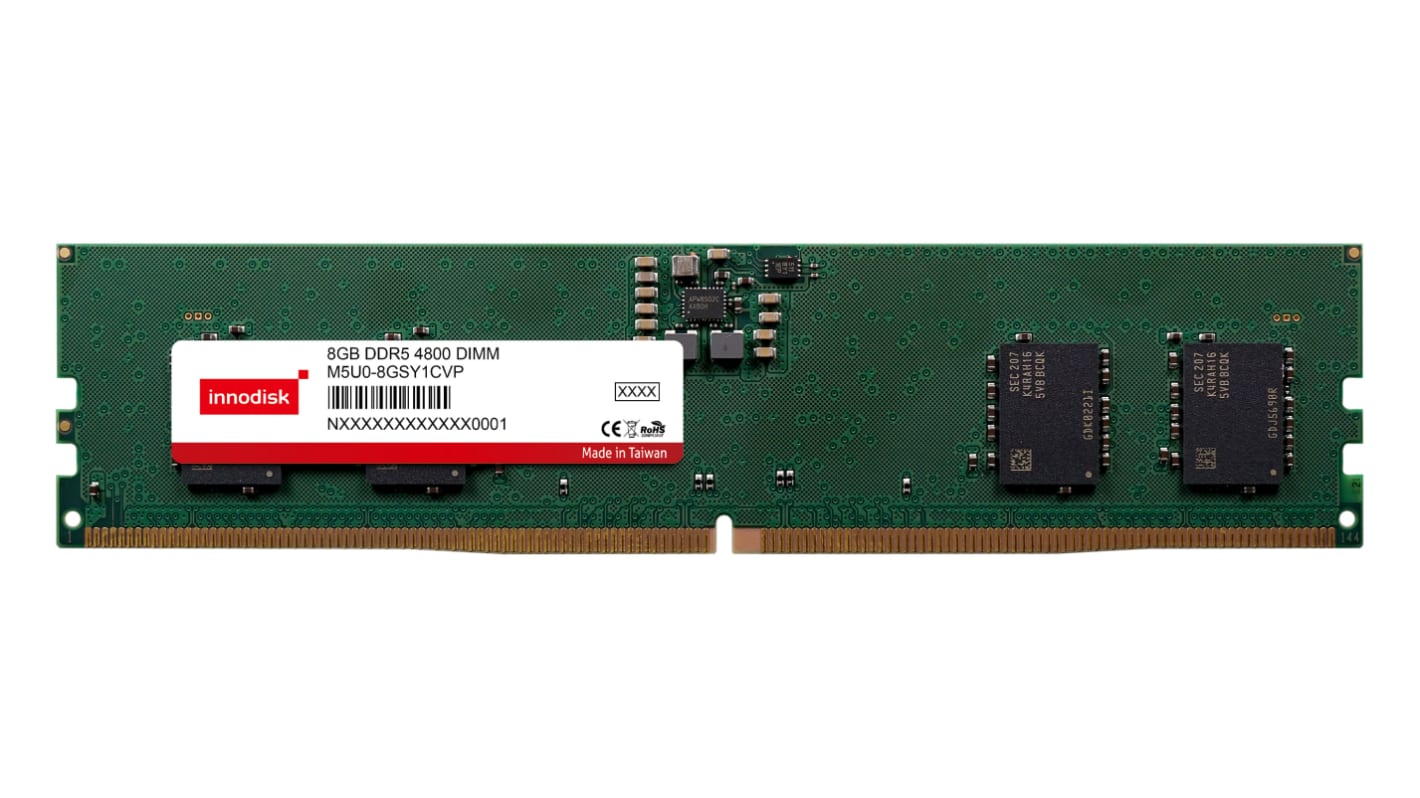 InnoDisk 台式机内存, 8 GB, DDR5, DIMM插槽