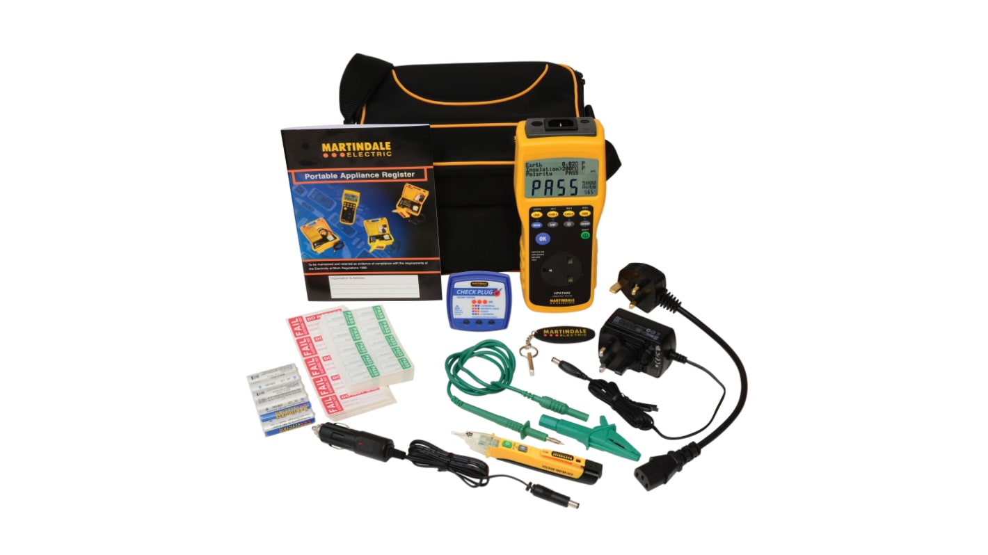 Martindale HPAT600KIT1-2 PAT Testing Kit, Class I, Class II Test Type