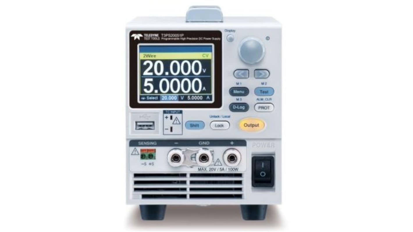 Teledyne LeCroy T3PS36031P  Programmier Labornetzgerät 100W, 0 → 100V / 1A, ISO-kalibriert