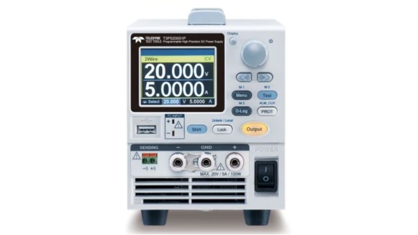Teledyne LeCroy T3PS36031P  Programmier Labornetzgerät 108W, 0 → 36V / 3A, DKD/DAkkS-kalibriert