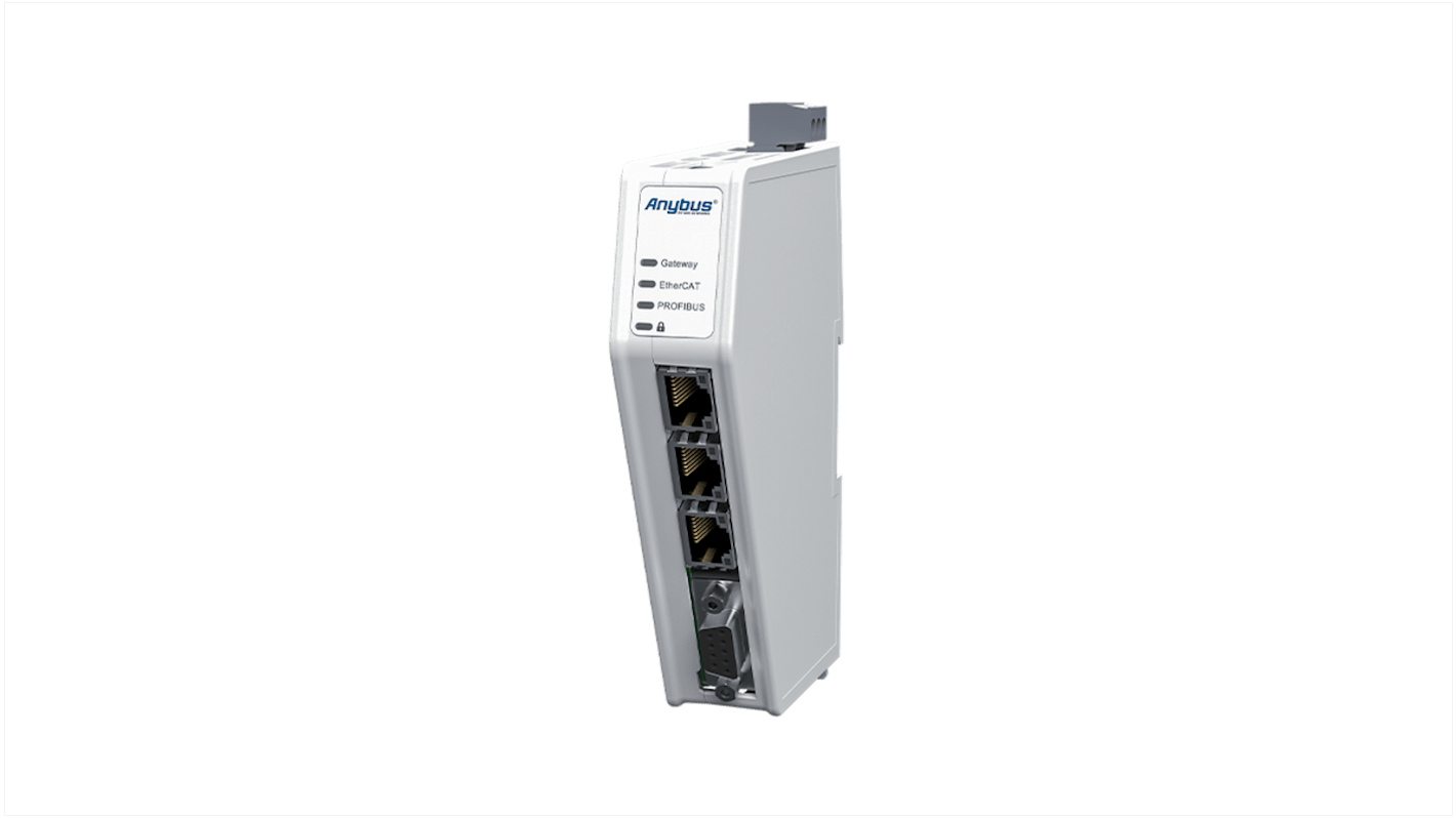 Serwer sieciowy Anybus Bramka komunikacyjna Profibus Systemy PLC ABC4021-A 98 x 27 x 144 mm