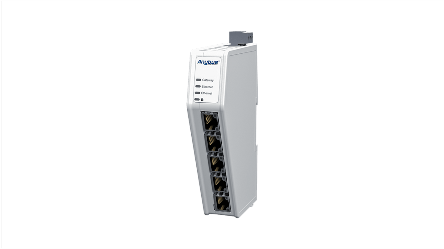 Serwer sieciowy Anybus Bramka komunikacyjna Ethernet Systemy PLC ABC4090-A 98 x 27 x 144 mm