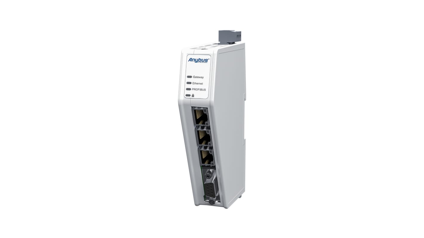 Serwer sieciowy Anybus Bramka komunikacyjna Profibus Systemy PLC ABC4091-A 98 x 27 x 144 mm