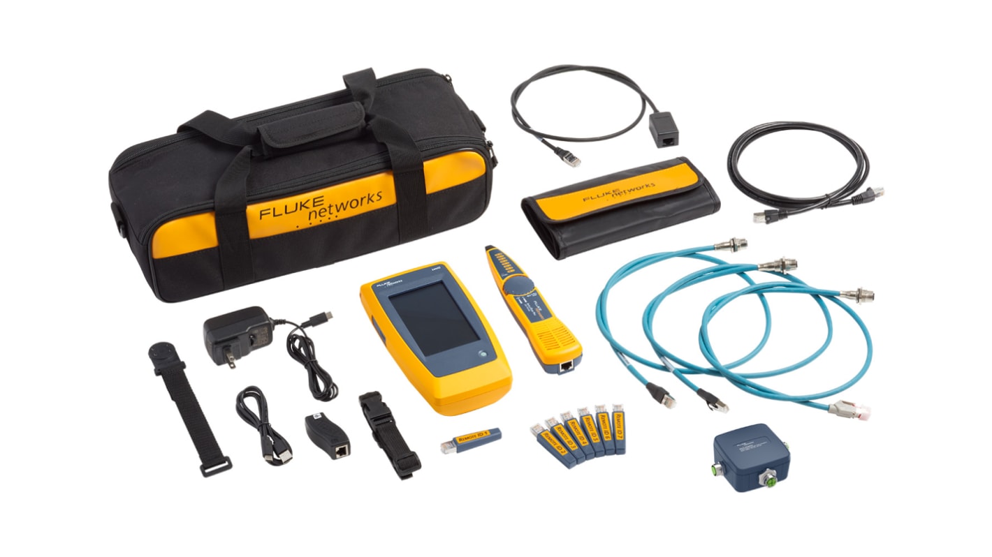 Fluke Networks LIQ-KIT-IE Hálózati kábelvizsgáló Cat6a, Kábelvizsgáló, csatlakozó: RJ45