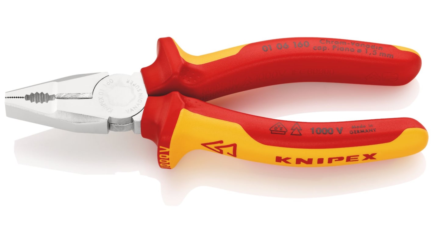 Pince universelle Knipex, L. (hors tout) 160 mm, 1 pièce(s)