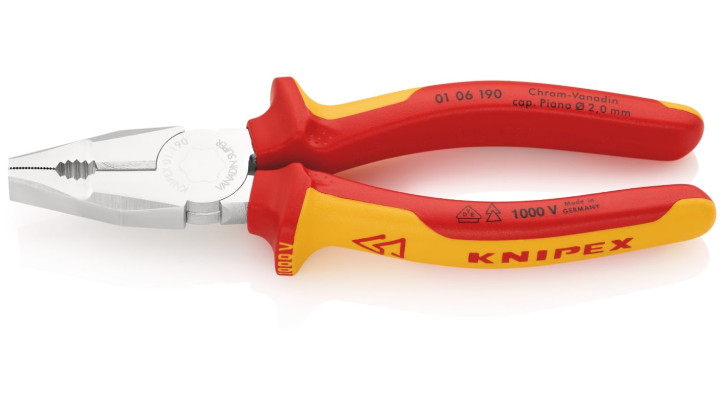 Pince universelle Knipex, L. (hors tout) 190 mm, 1 pièce(s)