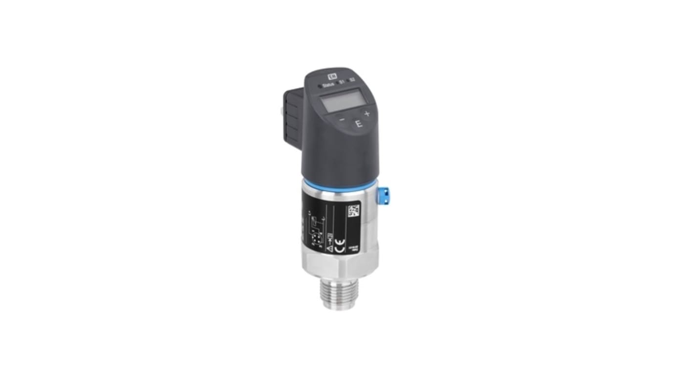 Endress+Hauser PTC31B Series Pressure Sensor, 100mbar Min, 40bar Max, PNP Output, Absolute, Gauge Reading