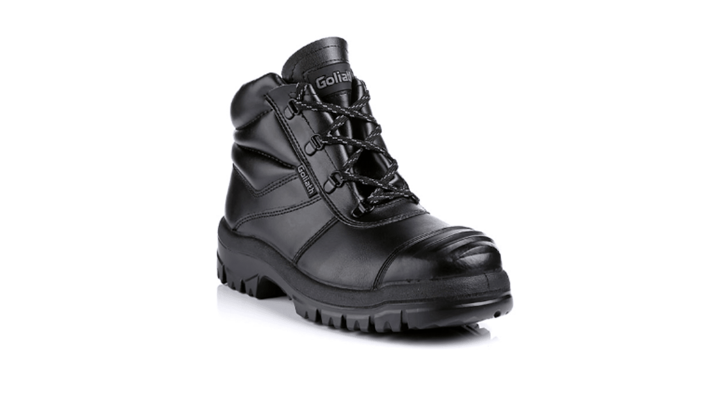 Goliath Chukka Boot Black Steel Toe Capped Unisex Safety Boot, UK 5, EU 38