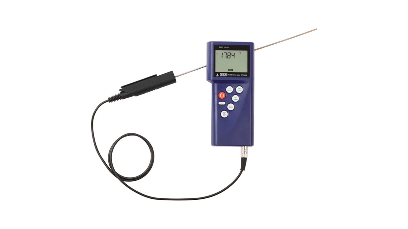 WIKA Thermometer, Thermal Probe, +450°C Max