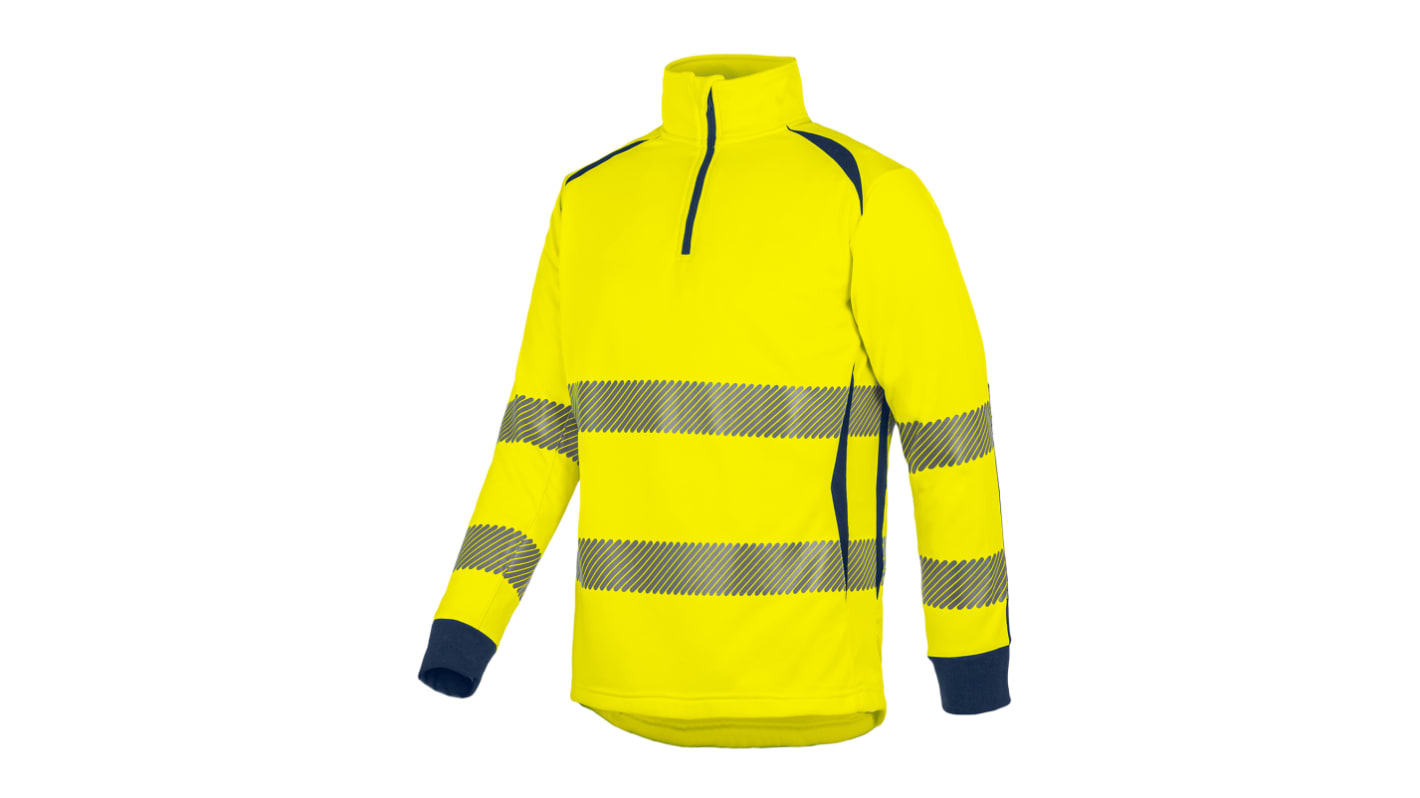 Felpa da lavoro Giallo/blu navy T2S, S per ,Unisex