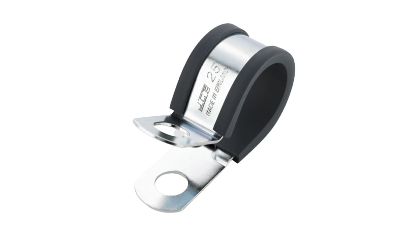 JCS 44mm Black, Zinc Plated Steel P Clip