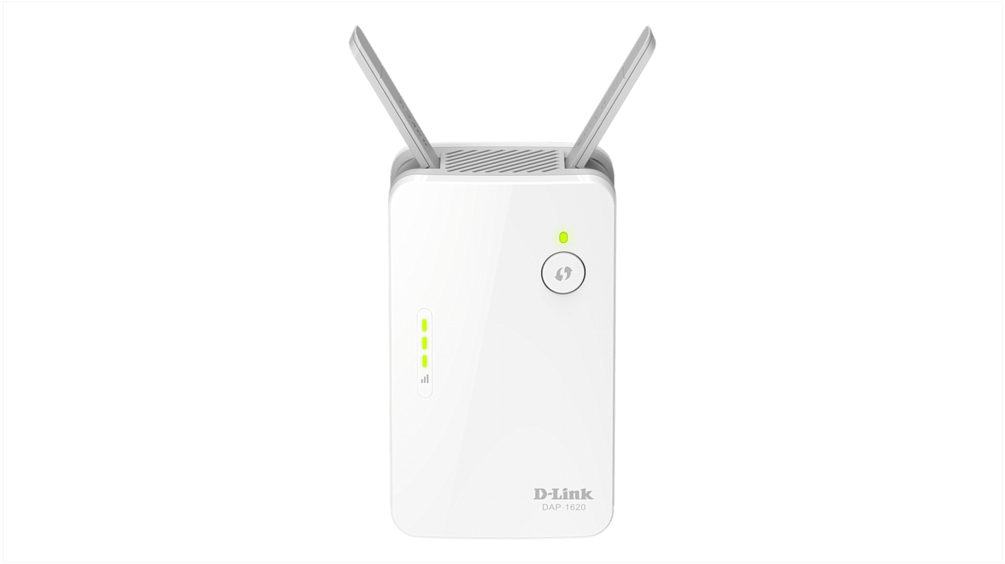 D-Link DAP-1620 AC1300 Wi-Fi Range Extender 1 Port Wifi Extender, 802.11ac, 10/100/1000Mbit/s