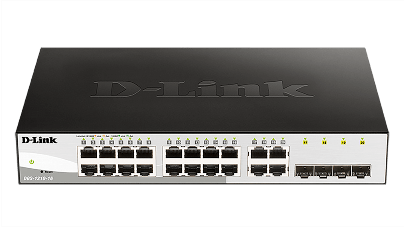 D-Link 20-Port Gigabit Smart Managed Switch, Smart 20 Port Smart Switch, EU