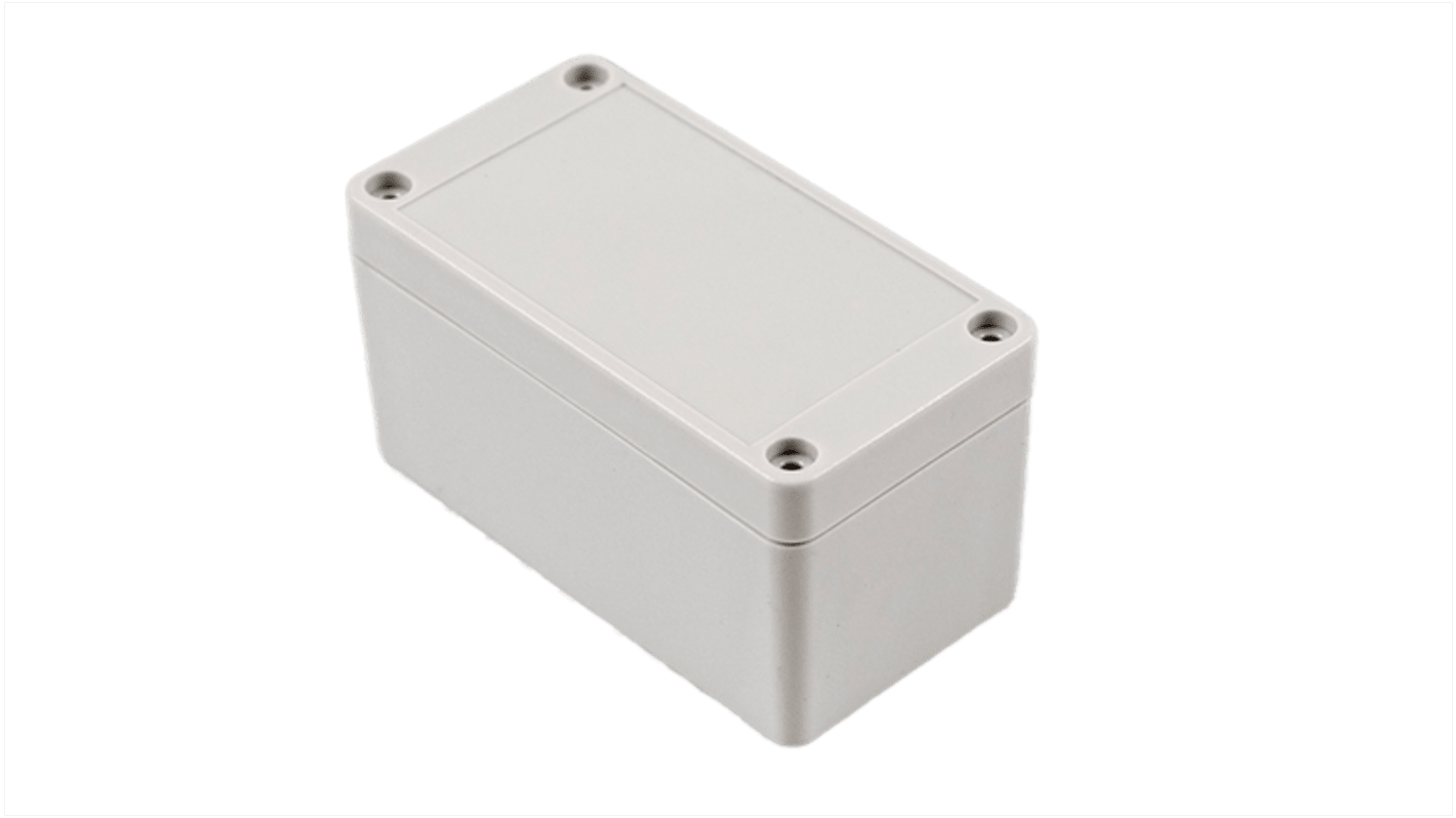 Caja de uso general Hammond de Policarbonato Gris claro, 95 x 50 x 50mm, IP65