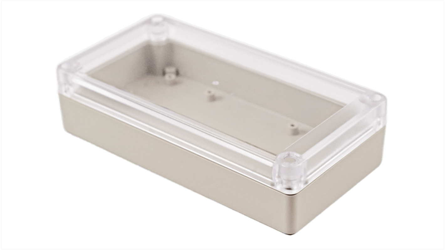 Caja de uso general Hammond de ABS Gris claro, 165 x 85 x 40mm, IP65