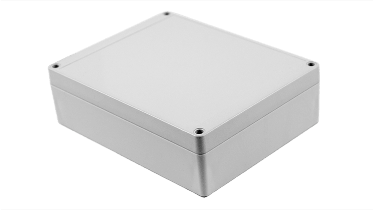 Hammond RP Series Light Grey Polycarbonate General Purpose Enclosure, IP65, Light Grey Lid, 186 x 146 x 55mm