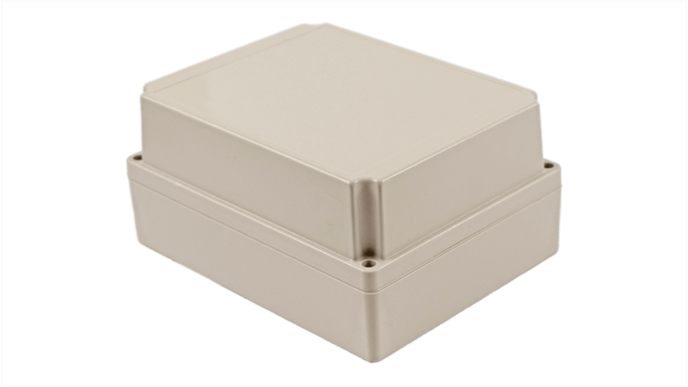 Hammond RP Series Light Grey ABS General Purpose Enclosure, IP65, Light Grey Lid, 186 x 146 x 90mm