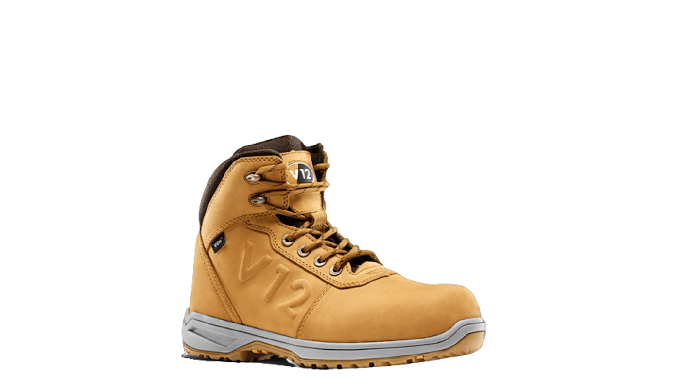 V12 Footwear LYNX IGS Honey Composite Toe Capped Unisex Safety Boots, UK 9, EU 43