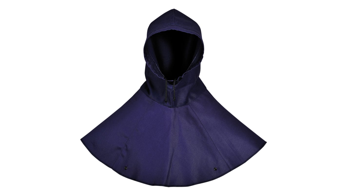Portwest BZ12NAR Navy No 100% Cotton Protective Hood, Resistant to Molten Metal Splash, Ultra Violet Flash