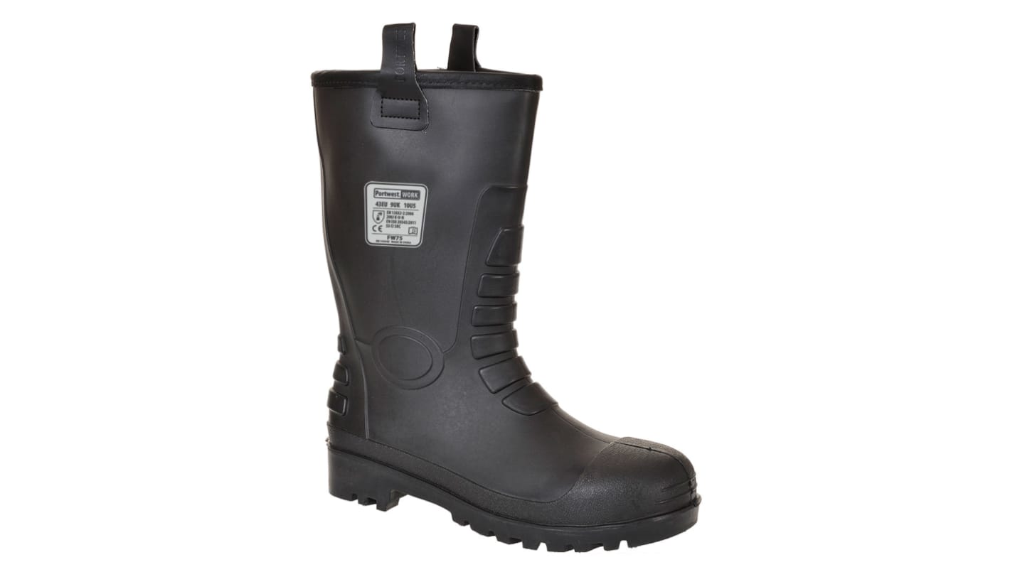 Bottes de sécurité Portwest FW75, Unisexe, T 41, Noir, S5, SRC, antistatiques