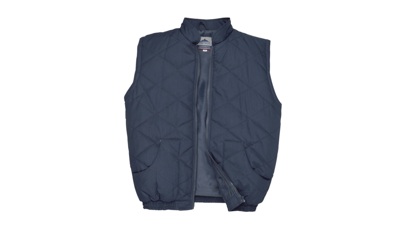 Portwest Unisex Steppweste Größe L Steppweste Marineblau Kälteresistent