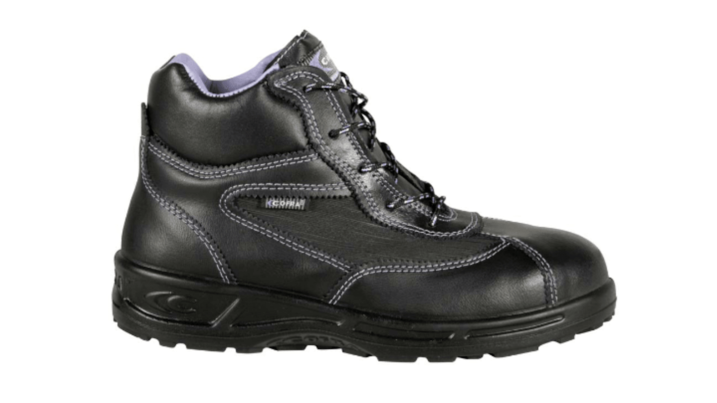 Zapatillas de seguridad para mujer Cofra de color Negro, talla 42
