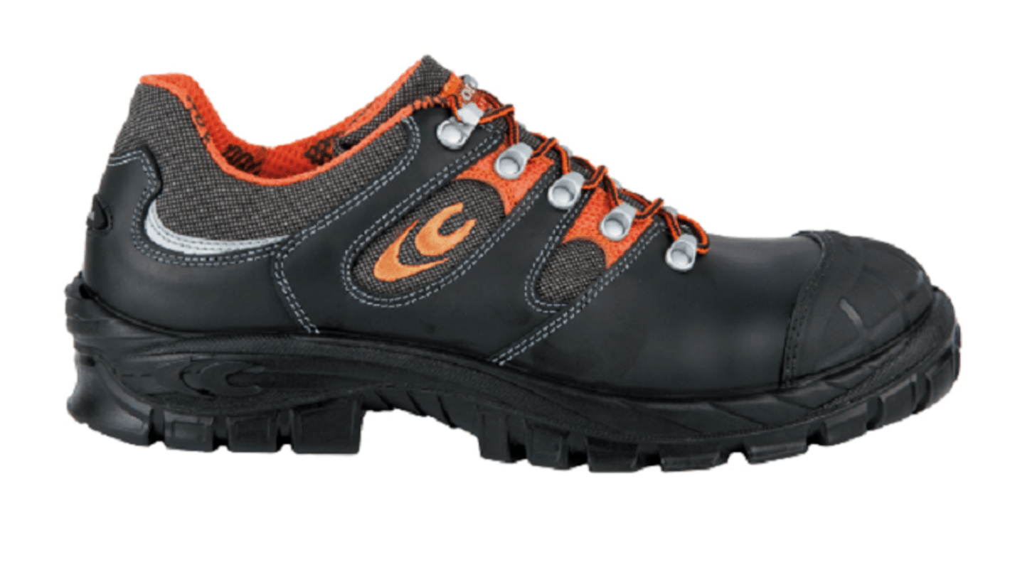 Goliath VILI Unisex Black, Orange Toe Capped Safety Shoes, UK 10, EU 44