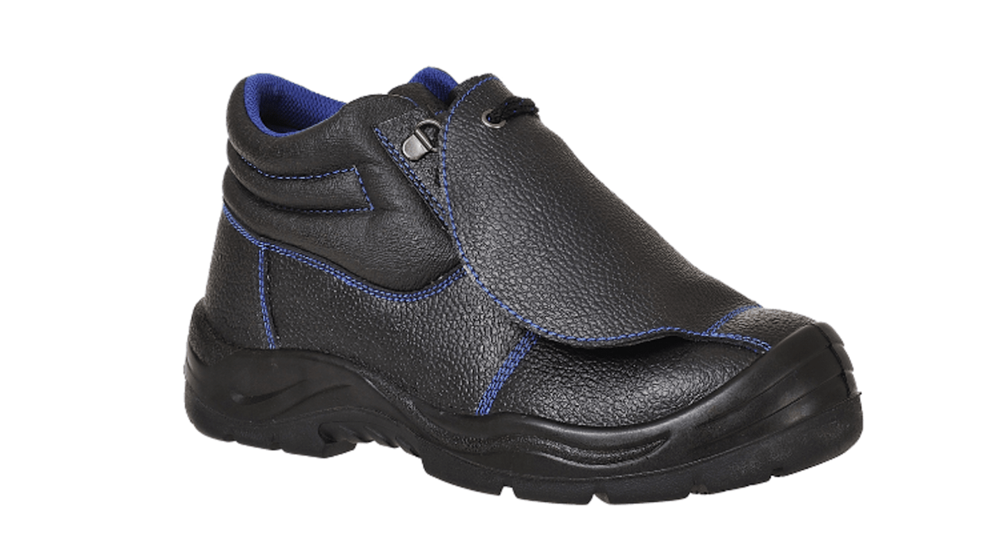 Portwest Steelite Metatarsal Black Steel Toe Capped Unisex Safety Boot, UK 8, EU 42